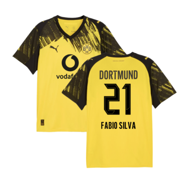 Borussia Dortmund 2024-25 Home Fan Version For Adults Silva
