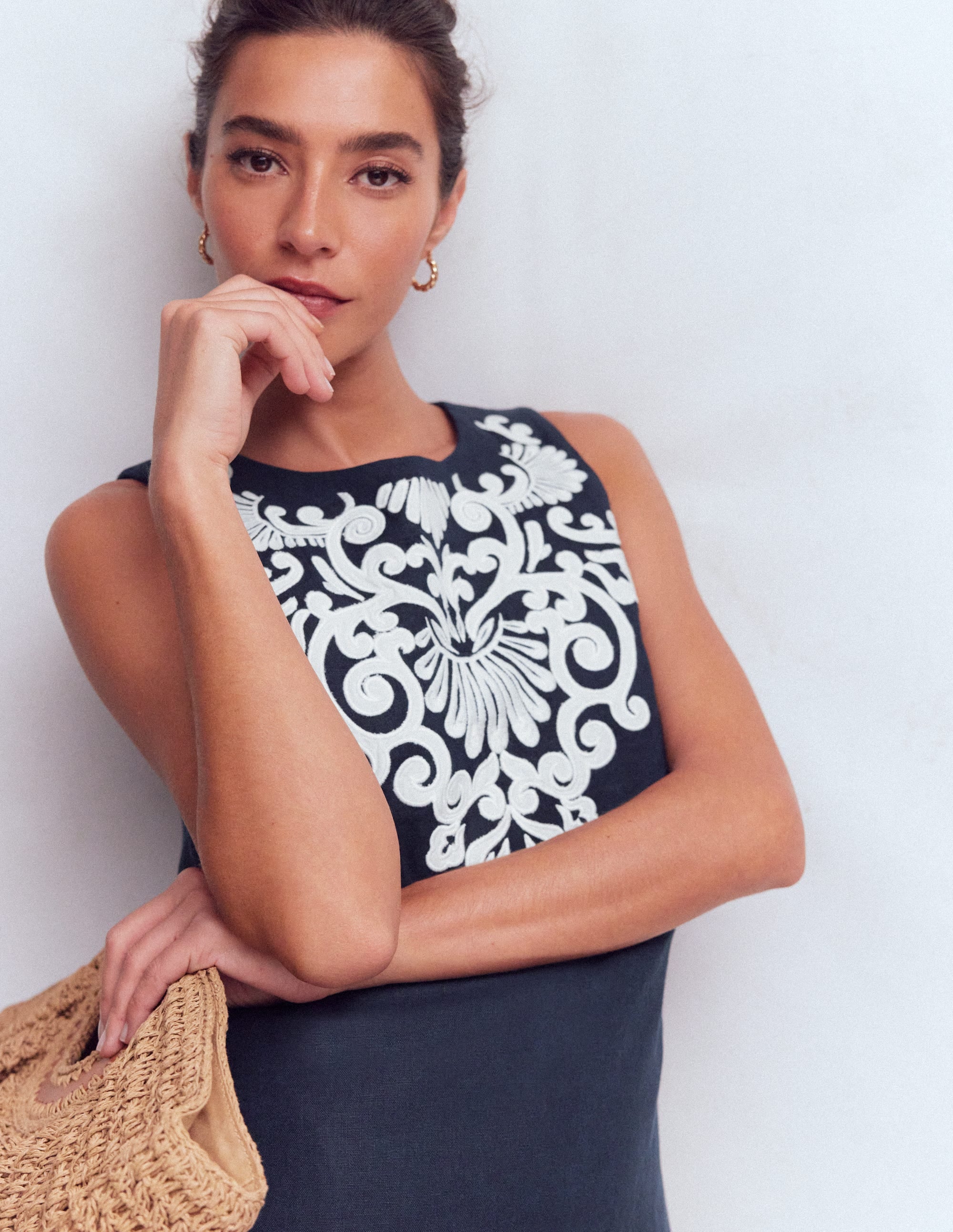 Linen Shift Dress
