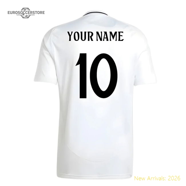 Popular Official 2024-2025 Real Madrid Home Shirt (Your Name)