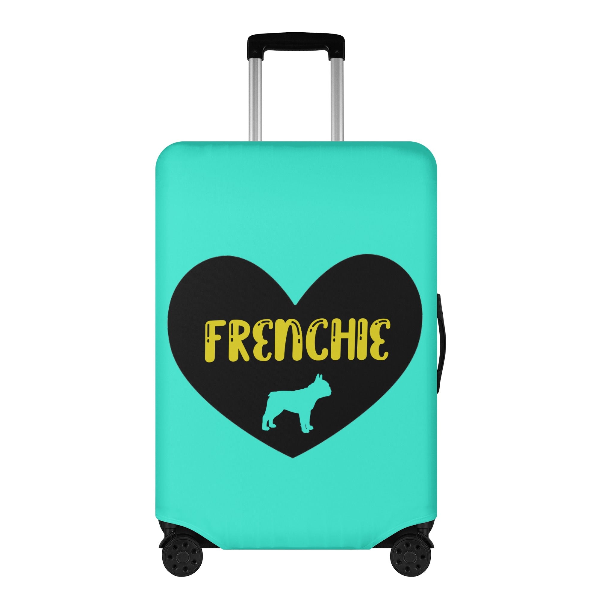 Street-Ready Frenchie-Fan Coco - Luggage Cover for Casual Outings