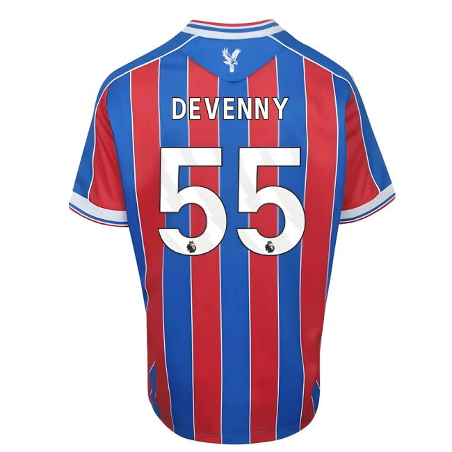 retro 2025-2026 Crystal Palace Home Shirt (Kids) (Devenny 55)