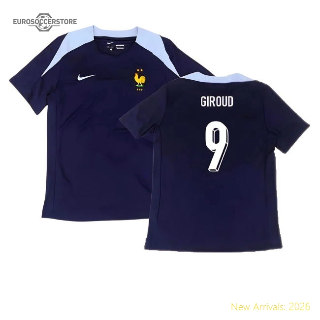 France 2024-2025 Genuine Training Shirt - Retro Athletic
