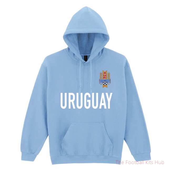 Uruguay National Team Text Hoody (Sky Blue)