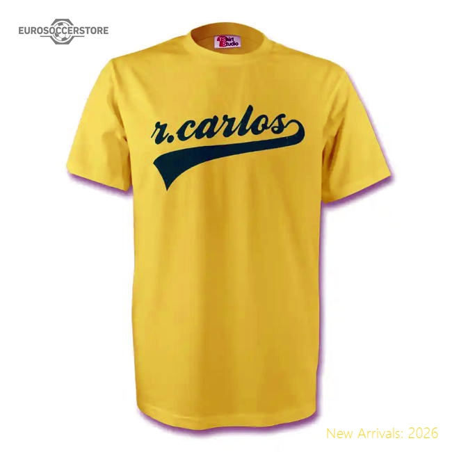 Roberto Carlos Brazil Signature Tee (yellow)