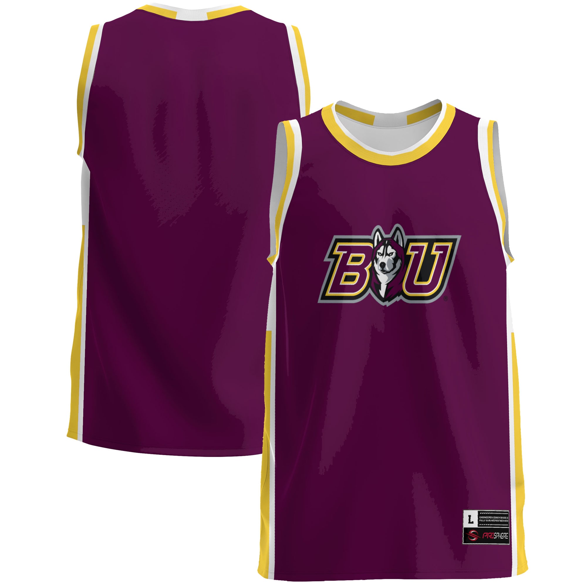 [NJP] Youth Bloomsburg Huskies GameDay Greats Lightweight Basketball Jersey - Maroon