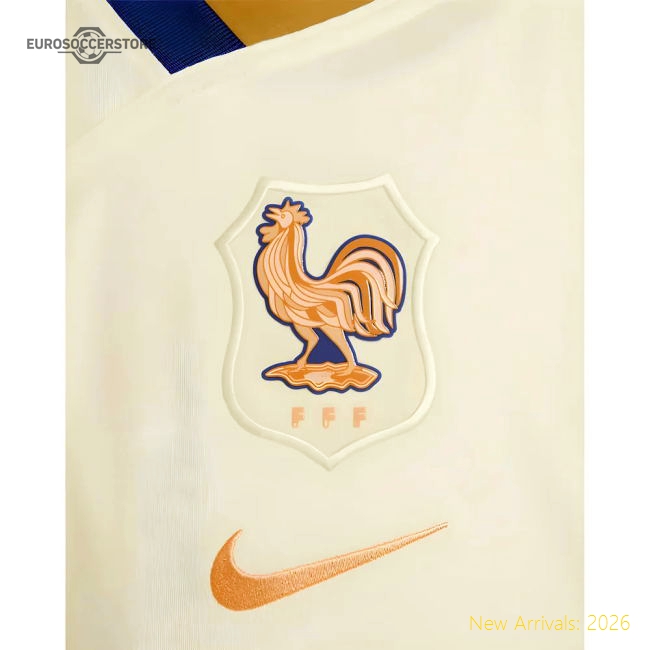 France 2025-2026 Top Away Jersey - Classic Temperature-control