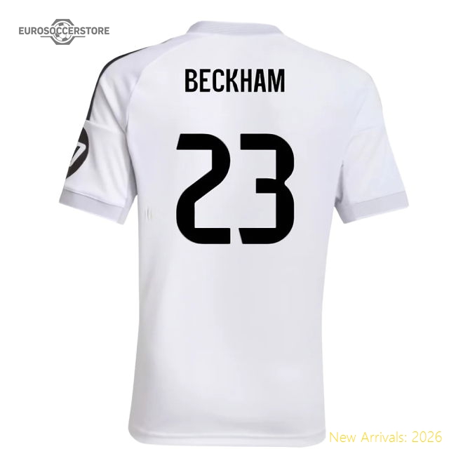 Popular 2025-2026 Real Madrid Home Shirt (Kids) (Beckham 23)