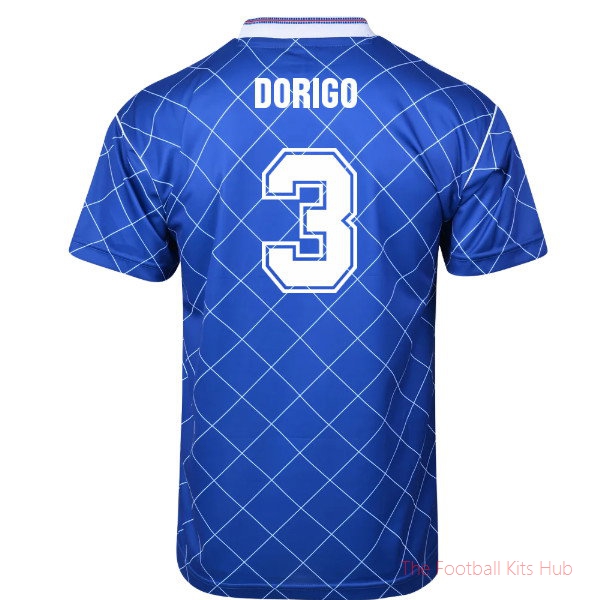 Chelsea Score Draw 1988 Retro Football Shirt (Dorigo 3)