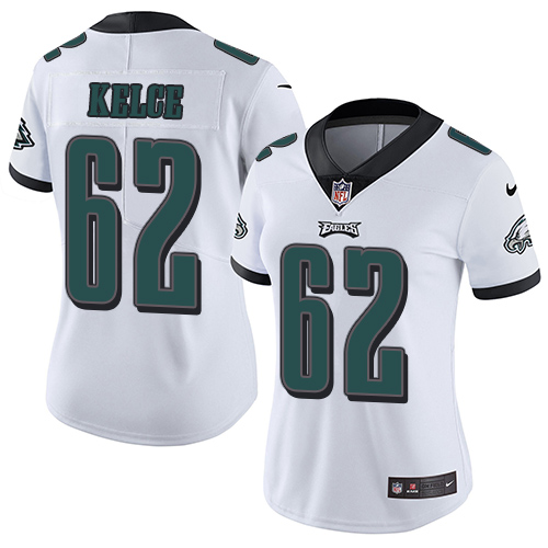 NFL PHI Eagles #62 Jason Kelce White Limited Jersey - High Quality