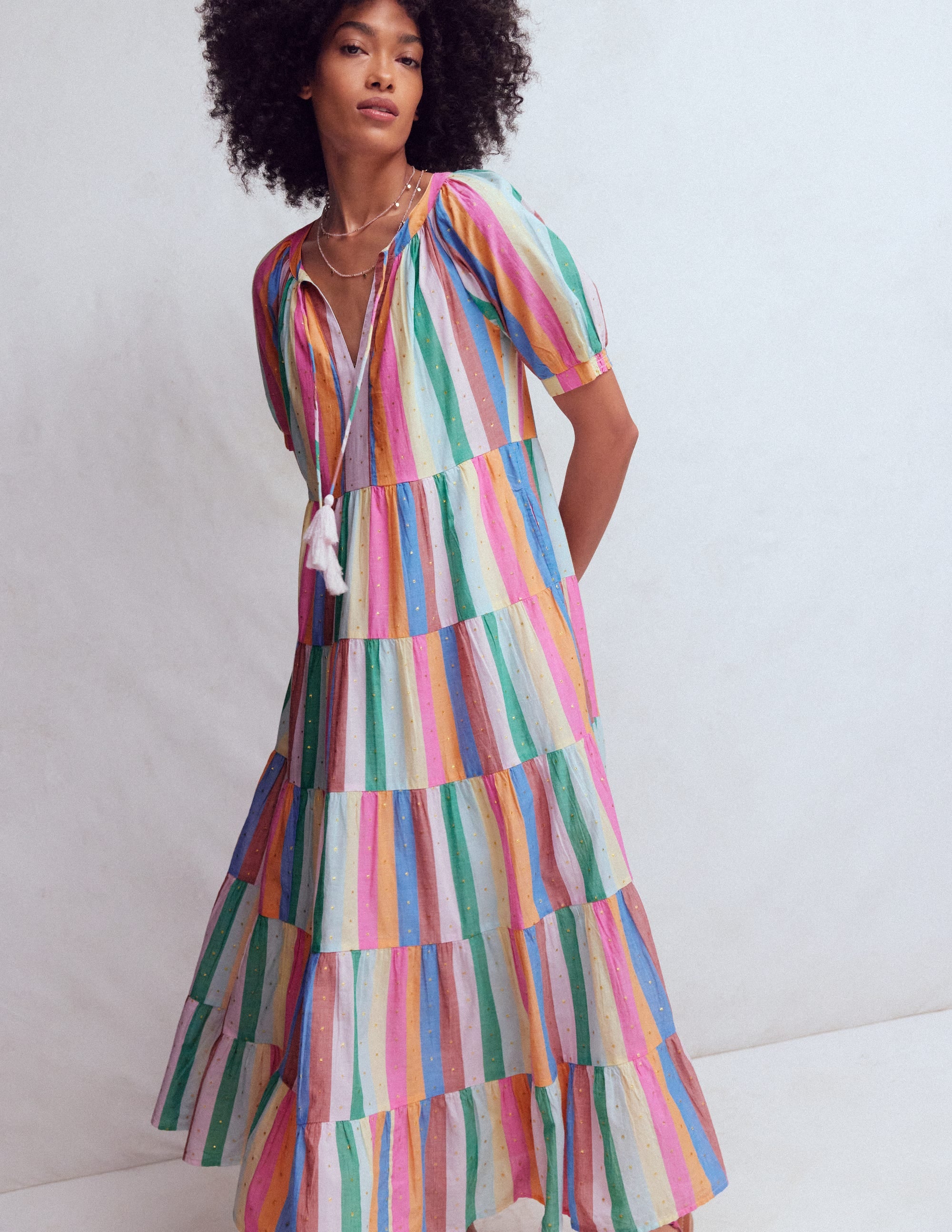 Multi Tiered Maxi Dress
