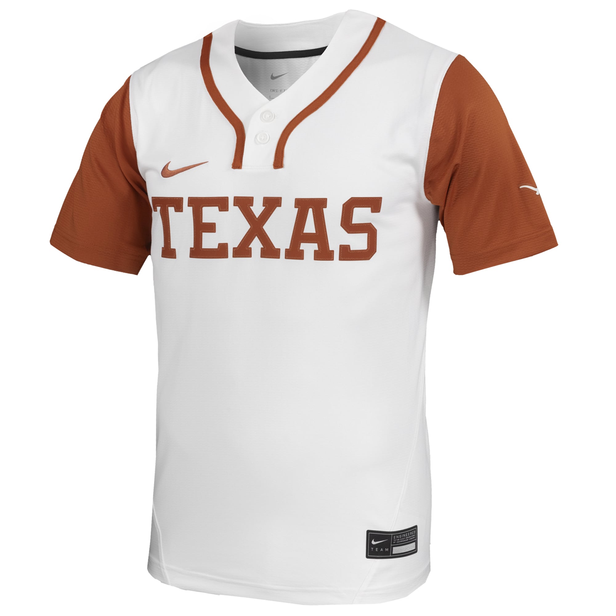 [DDG] Texas Longhorns Unisex Limited Softball Jersey - White
