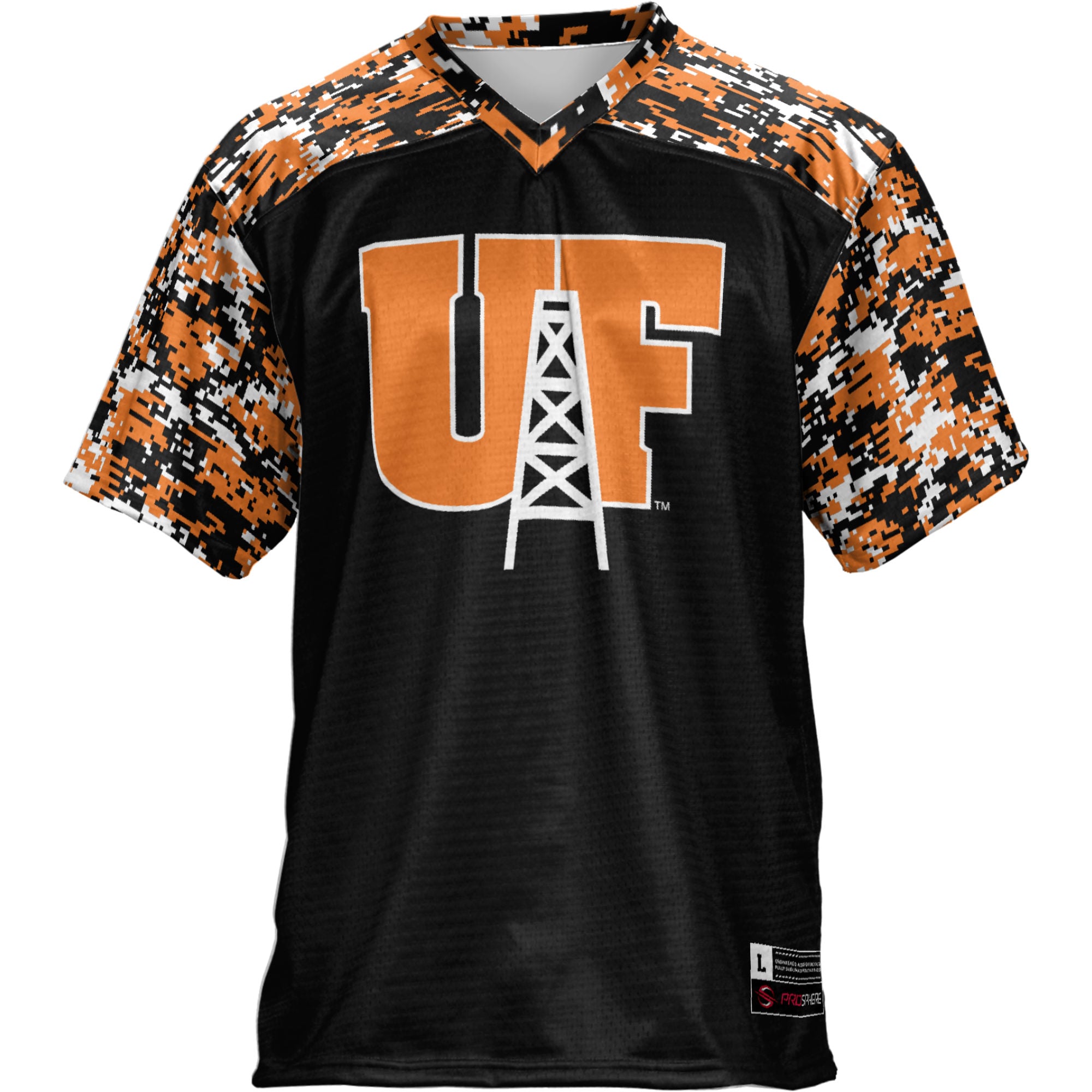 Youth Black Findlay Oilers Camo Football Jersey
