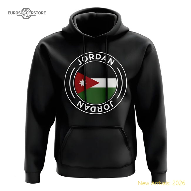 Superior Jordan Football Badge Hoodie (black) - World Cup Edition