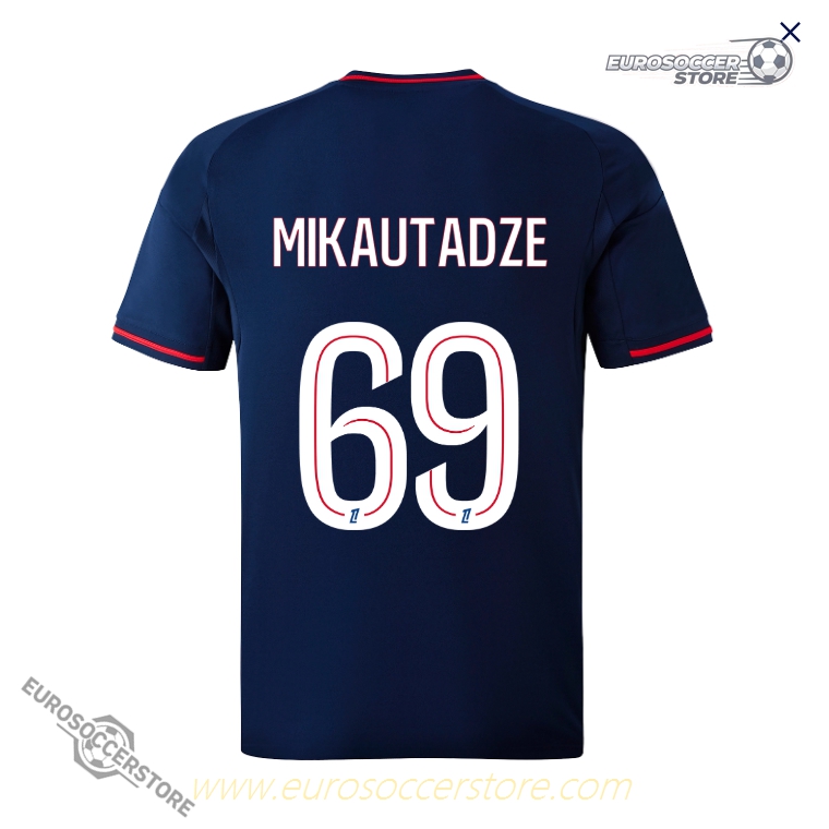 MIKAUTADZE 69 Away Jersey for Olympique Lyonnais Lyon 25-26 Season