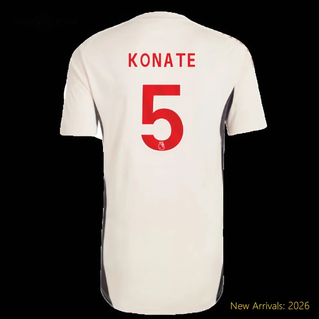 Soft Liverpool Kids Konate Jersey 2025-2026 Quick-dry Climacool