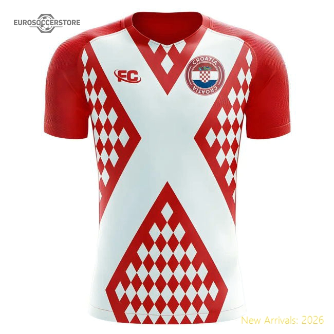 Croatia 2018-2019 Pro Home Jersey - Modern Retro Temperature-control