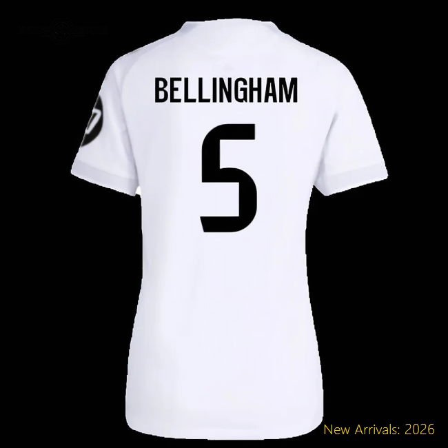 Stylish Football Team Womens Bellingham Jersey 2025-2026 Lightweight