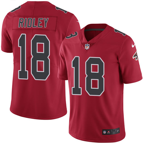 NFL A F Falcons #18 Calvin Ridley Red Limited Jersey - High Quality