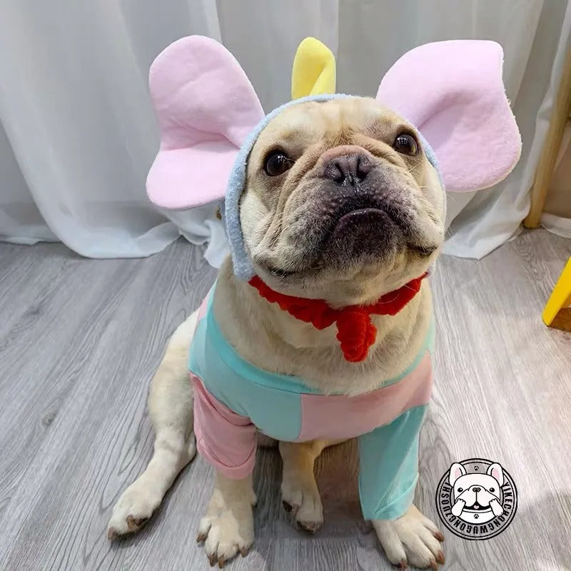 French Bulldog Earfant Frenchie Elephant Costume Hat – Plush Big Ear