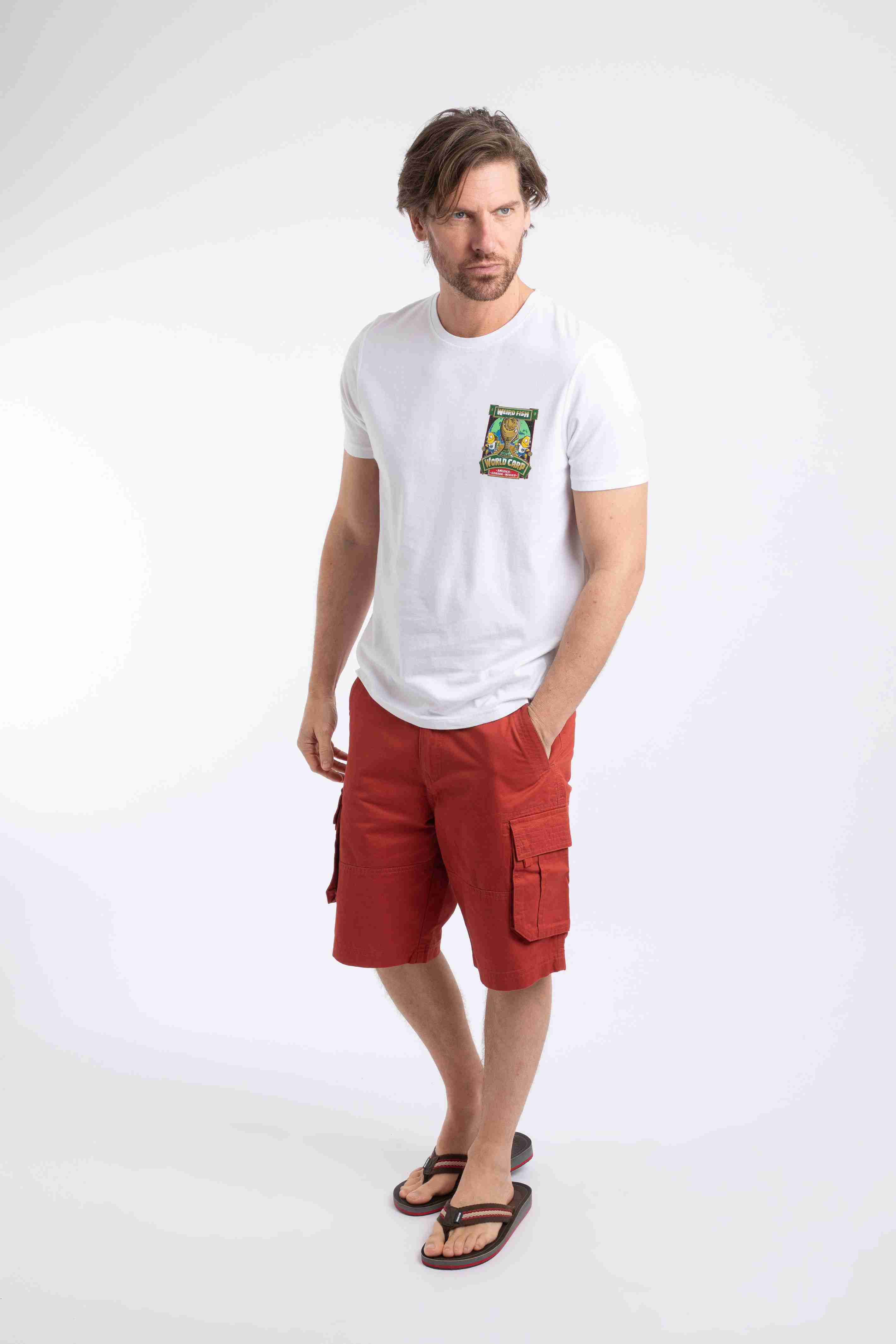The World Carp 26 Back Print Artist T-Shirt White