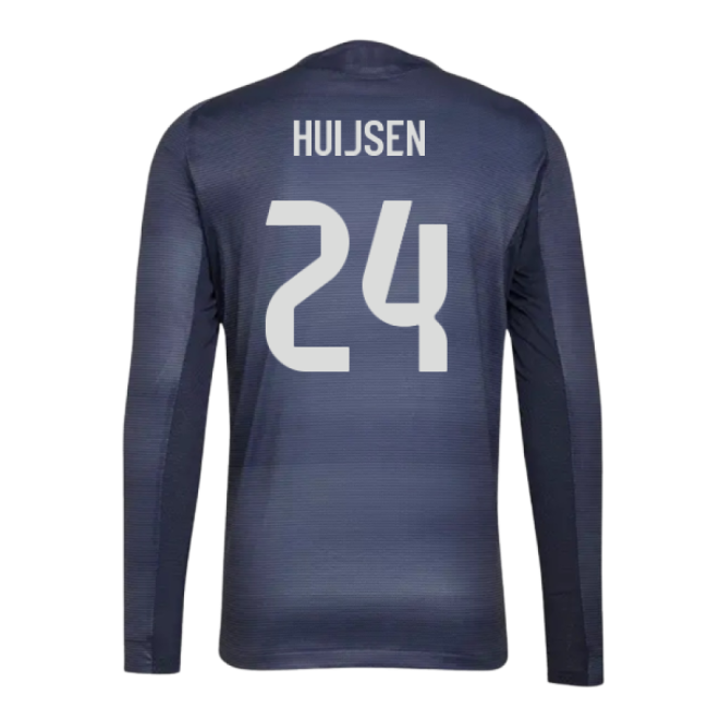 Genuine 2025-2026 Real Madrid Authentic Long Sleeve Away Shirt (Huijsen