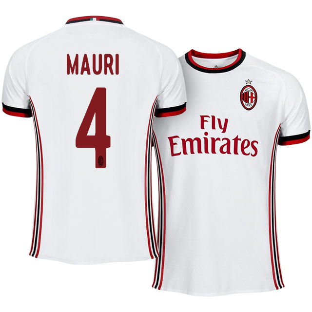Premium Quality AC Milan Away 201718 José Mauri 4 Soccer Jersey Shirt