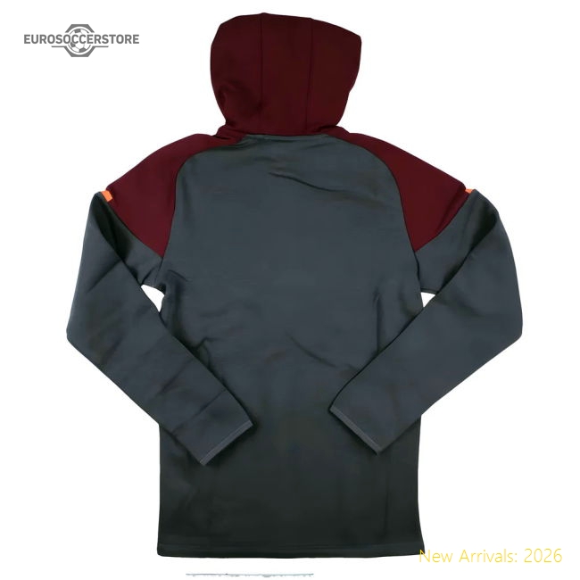 Classic 2023-2024 Man City Casuals Hooded Jacket Strong Grey