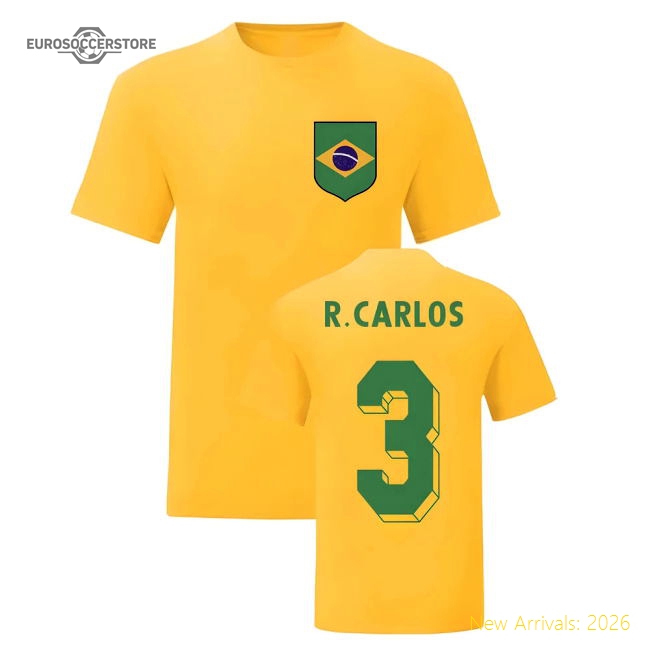 Genuine Football Brazil T-shirt - Trendy 2024-2025 Fit Retro