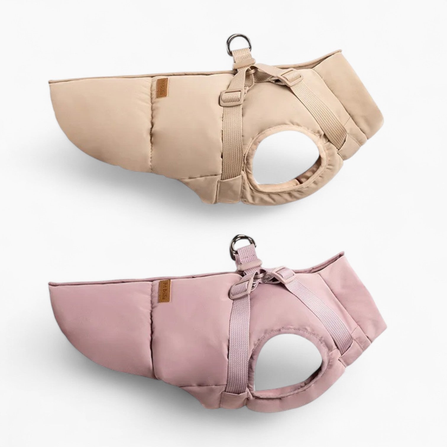 Chilluxe French Bulldog Jacket – Cotton-Padded Windproof Coat with Built-in Harness