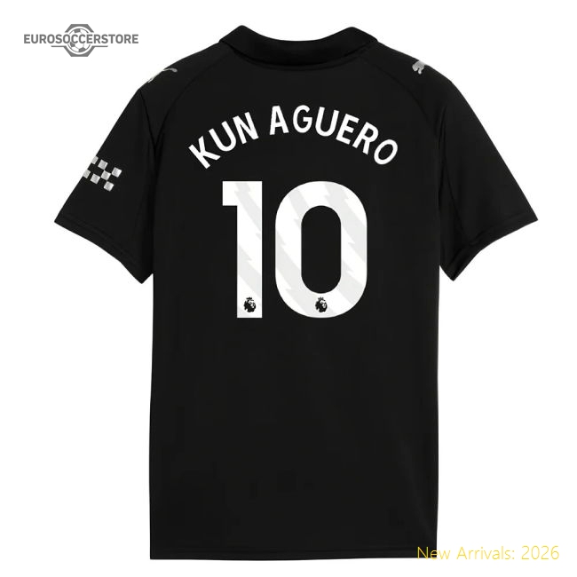 2025-2026 Man City Away Mini Jersey Premium Kun Aguero 10