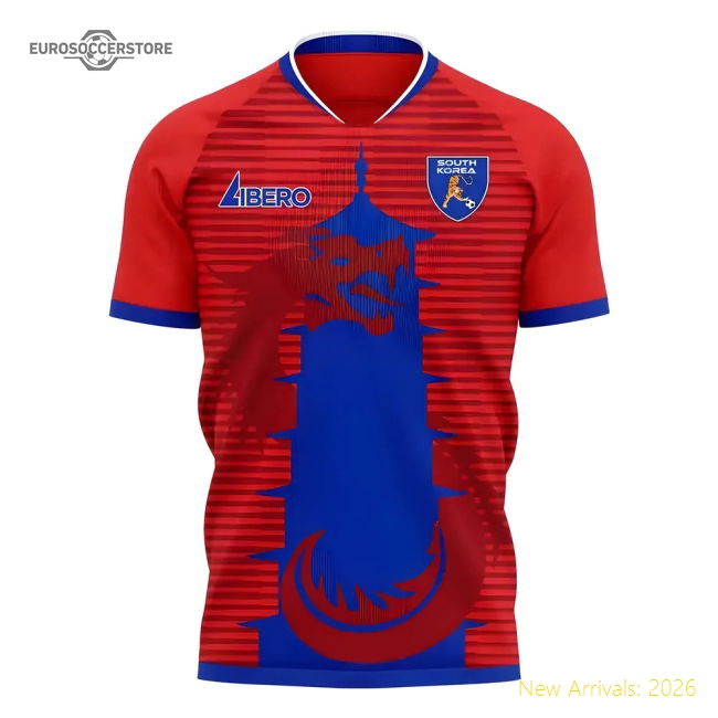 Football Team South Korea Elegant Womens Jersey Climacool Breathable