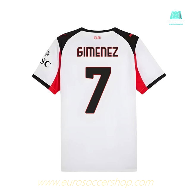 2025-2026 AC Milan Away Shirt (Gimenez 7)
