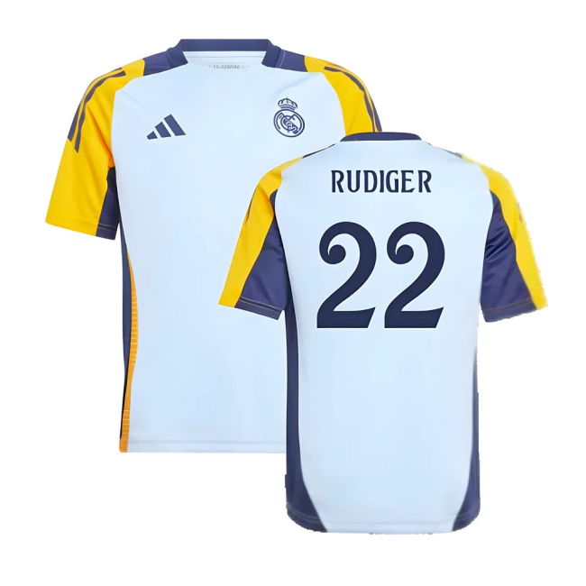 2024-2025 Real Madrid Football Shirt - Kids (Glow Blue)