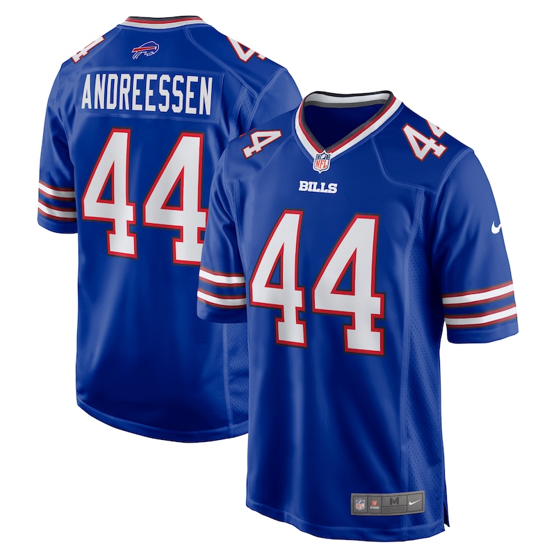 None Joe Andreessen BUF Bills Legendary Affordable Jersey Game Day Wea