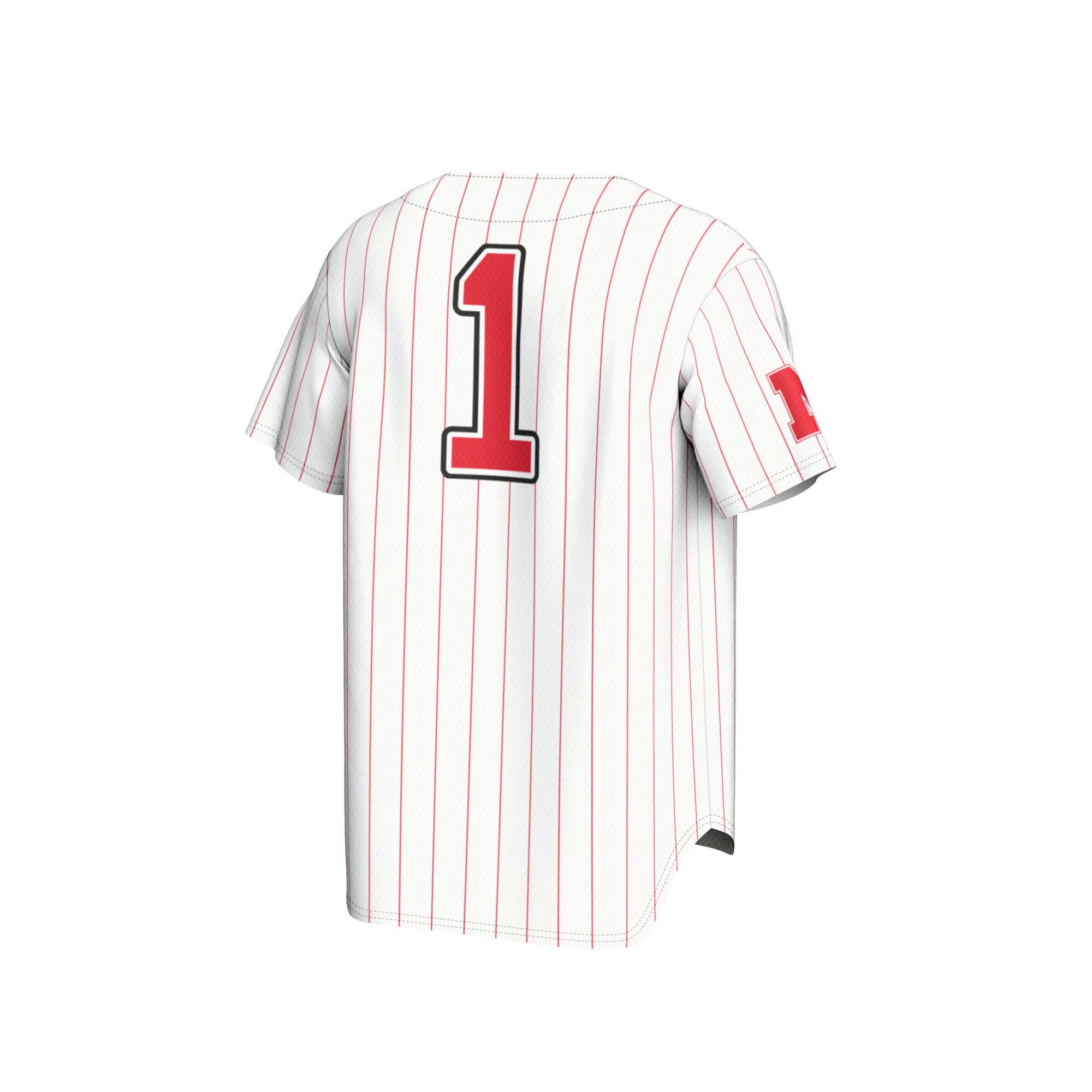 [NJP] Nebraska Huskers GameDay Greats Youth Lightweight Baseball Jersey - White