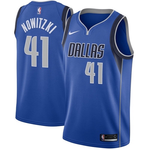 Mavs #41 Dirk Nowitzki Professional 2024 Icon NBA Jersey - Green
