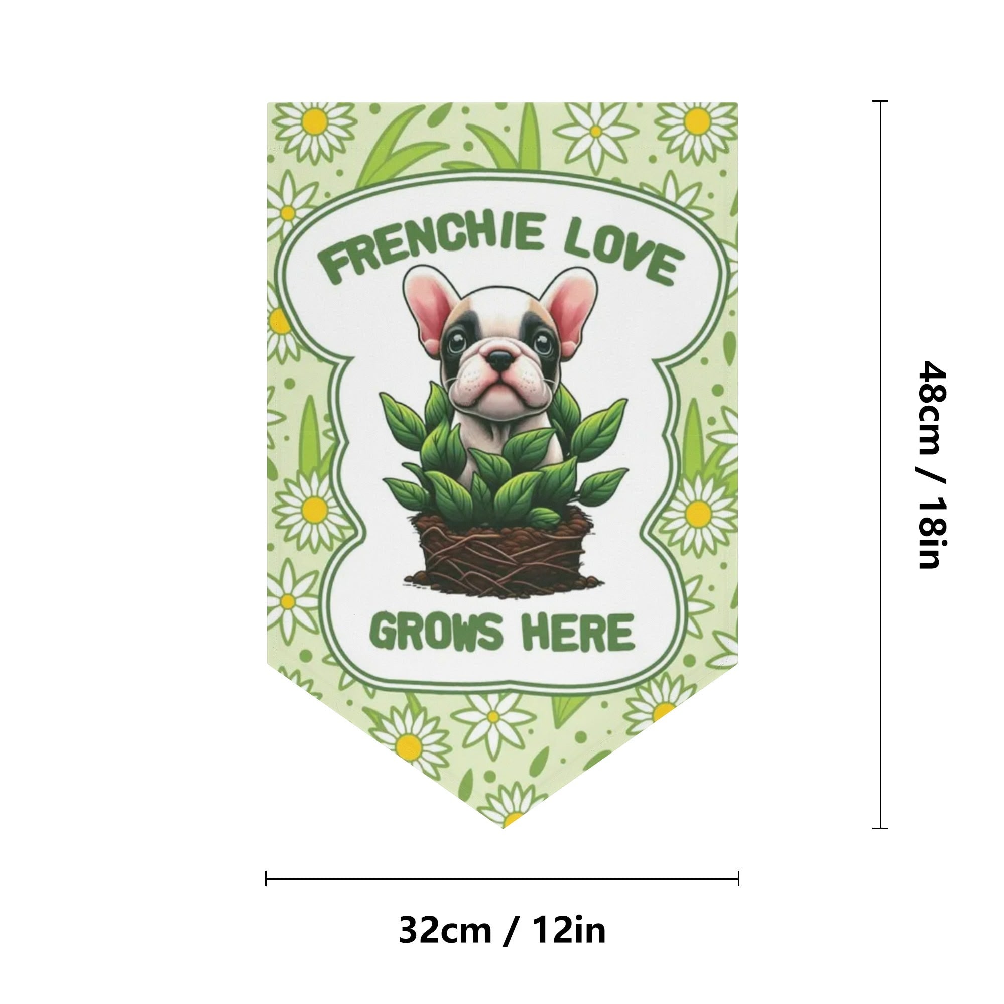 French Bulldog Rocco Garden Flag Banner Useful Frenchie Gear