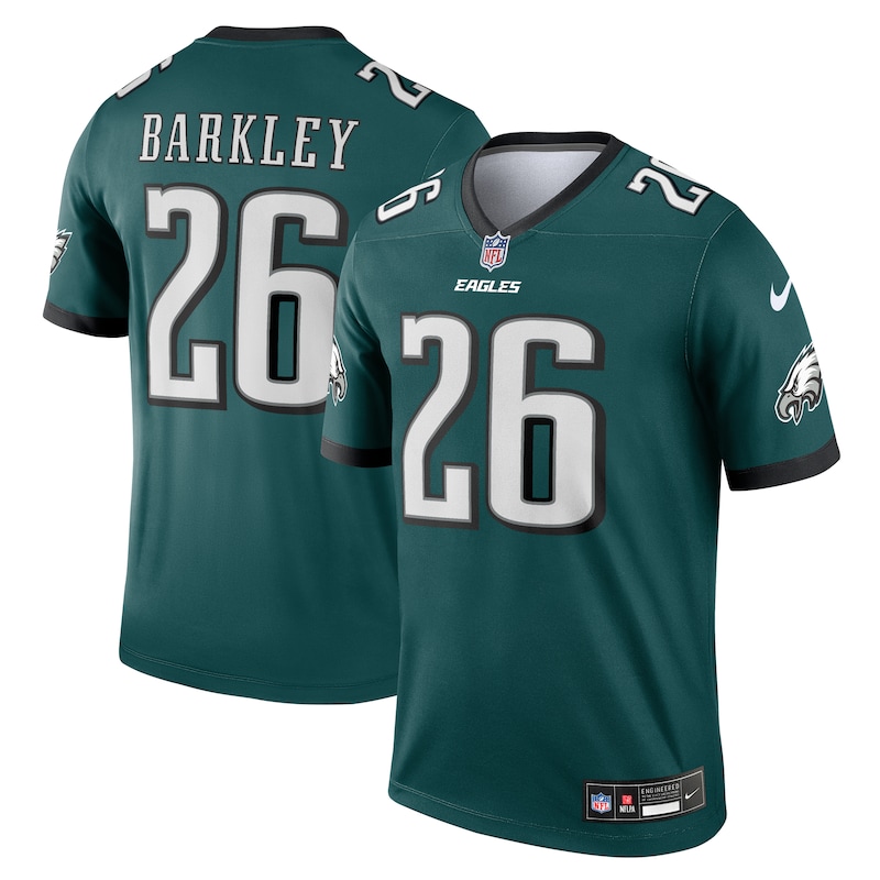None Saquon Barkley PHI Eagles Energetic Premium Jersey Game Day Wear