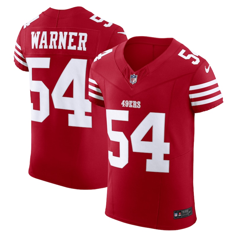 Fred Warner San Francisco 49ers Nike Vapor F.U.S.E. Elite Je...