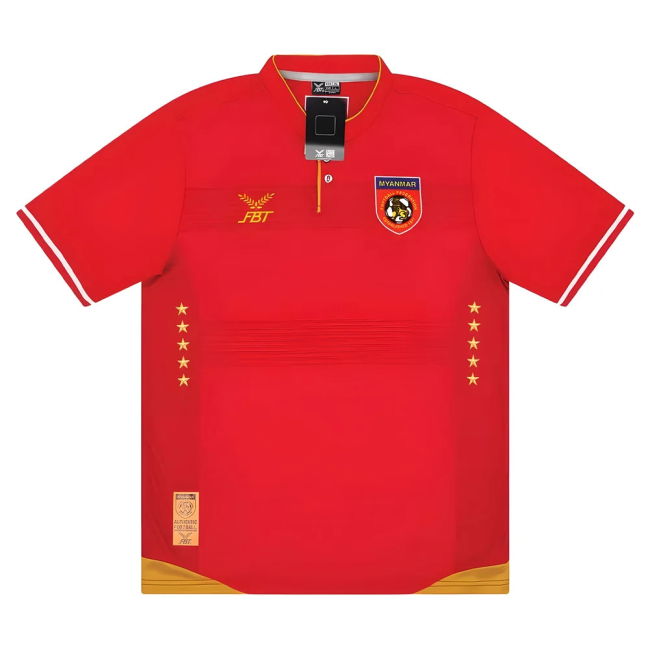 Match Worn Style Myanmar Home Pro Level Shirt 2017-2018