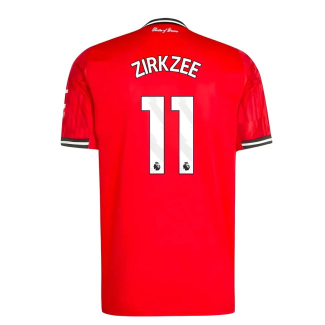 2025-2026 Man Utd Home Jersey (Zirkzee 11)