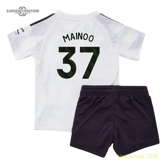 2025-2026 Man Utd Away Baby Kit (mainoo 37) - Official Edition