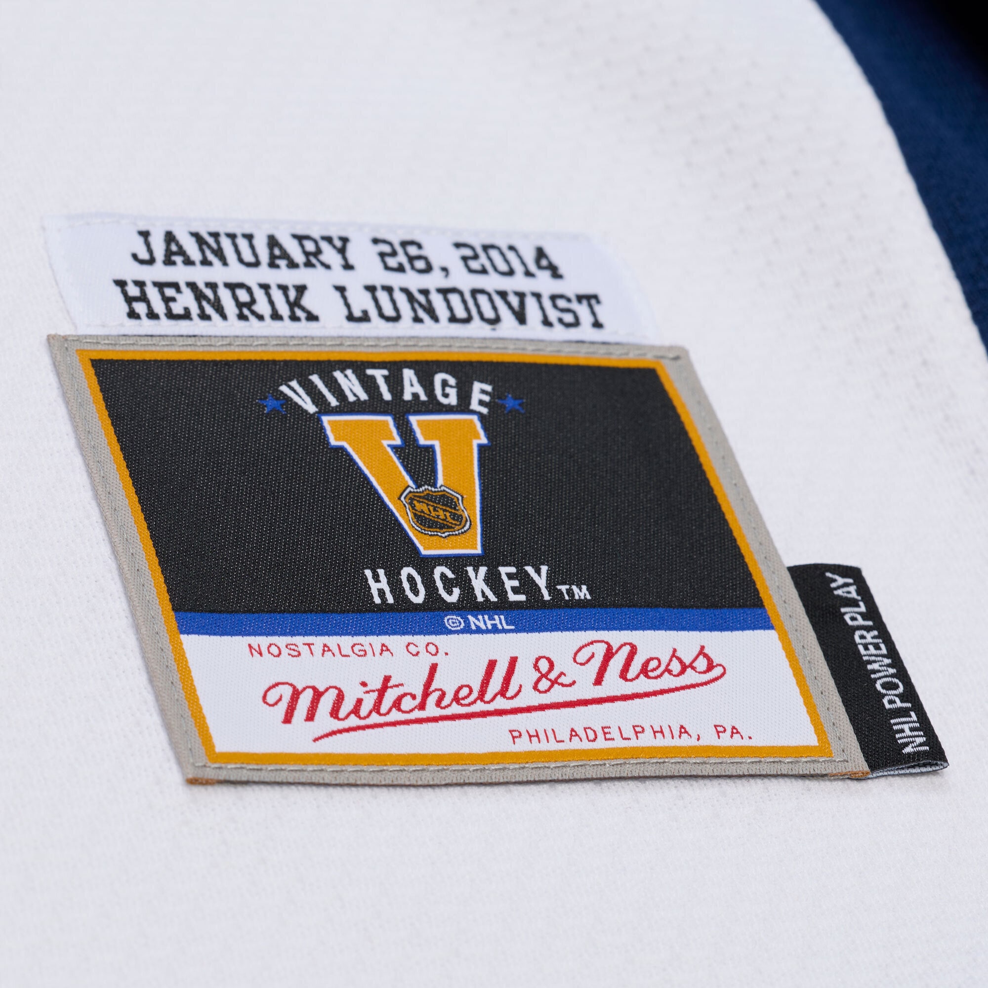 [LK] Henrik Lundqvist New York Rangers 2014 NHL Stadium Series Power Play Jersey - White