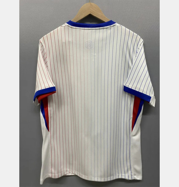 UEFA Euro 2024 France Away White Soccer Jersey Football Shirt -
