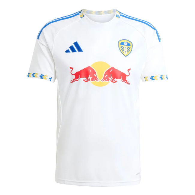 Leeds Leeds United Home Shirt Ampadu #4 Authentic Design Authentic...