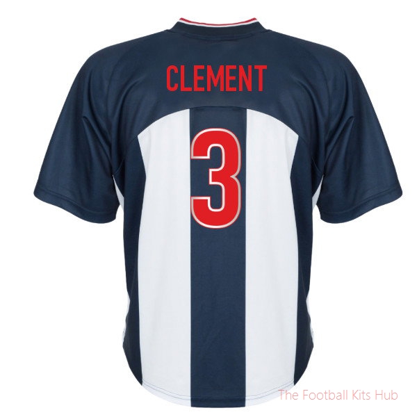 Replica WBA West Bromwich Albion 2001 Home Shirt (Clement 3)