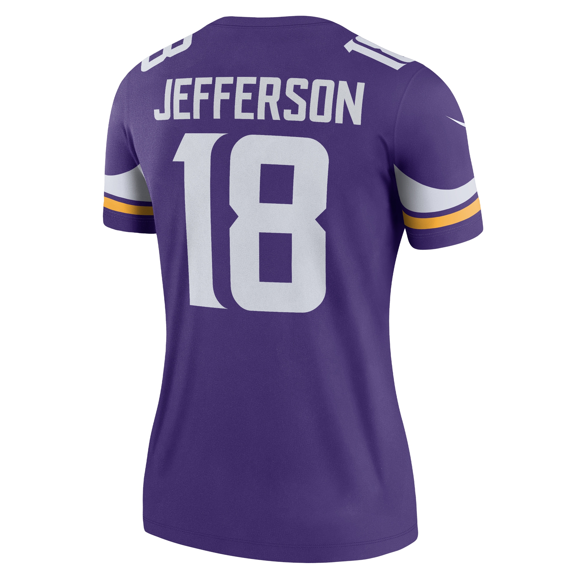 [JED] Justin Jefferson #18 Minnesota Vikings Women's Legend Player Performance Jersey Top - Purple