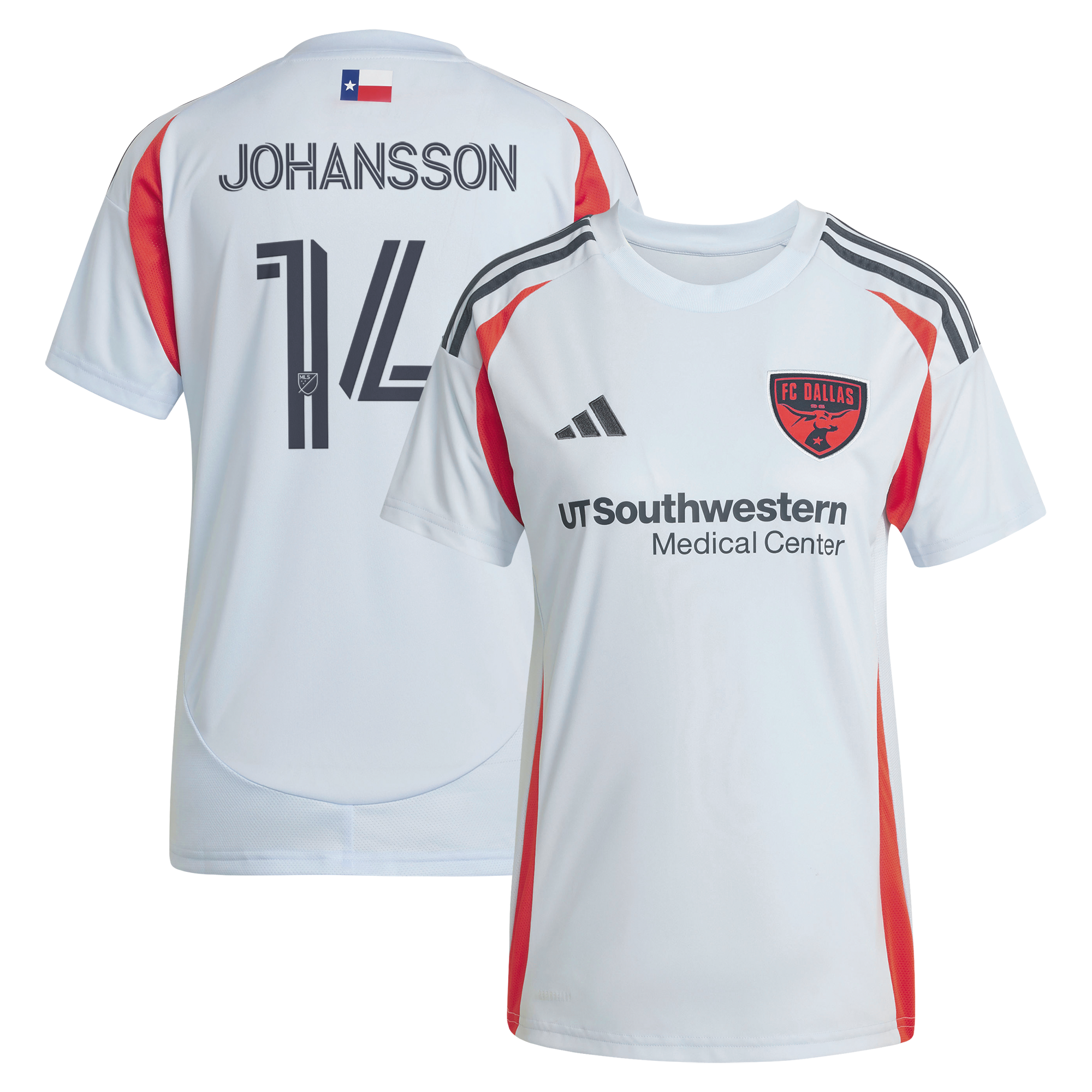 [SJH] Herman Johansson FC Dallas Women's 2025 The Inferno Kit Replica Jersey - Light Blue