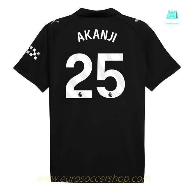 2025-2026 Man City Away Shirt (Akanji 25)