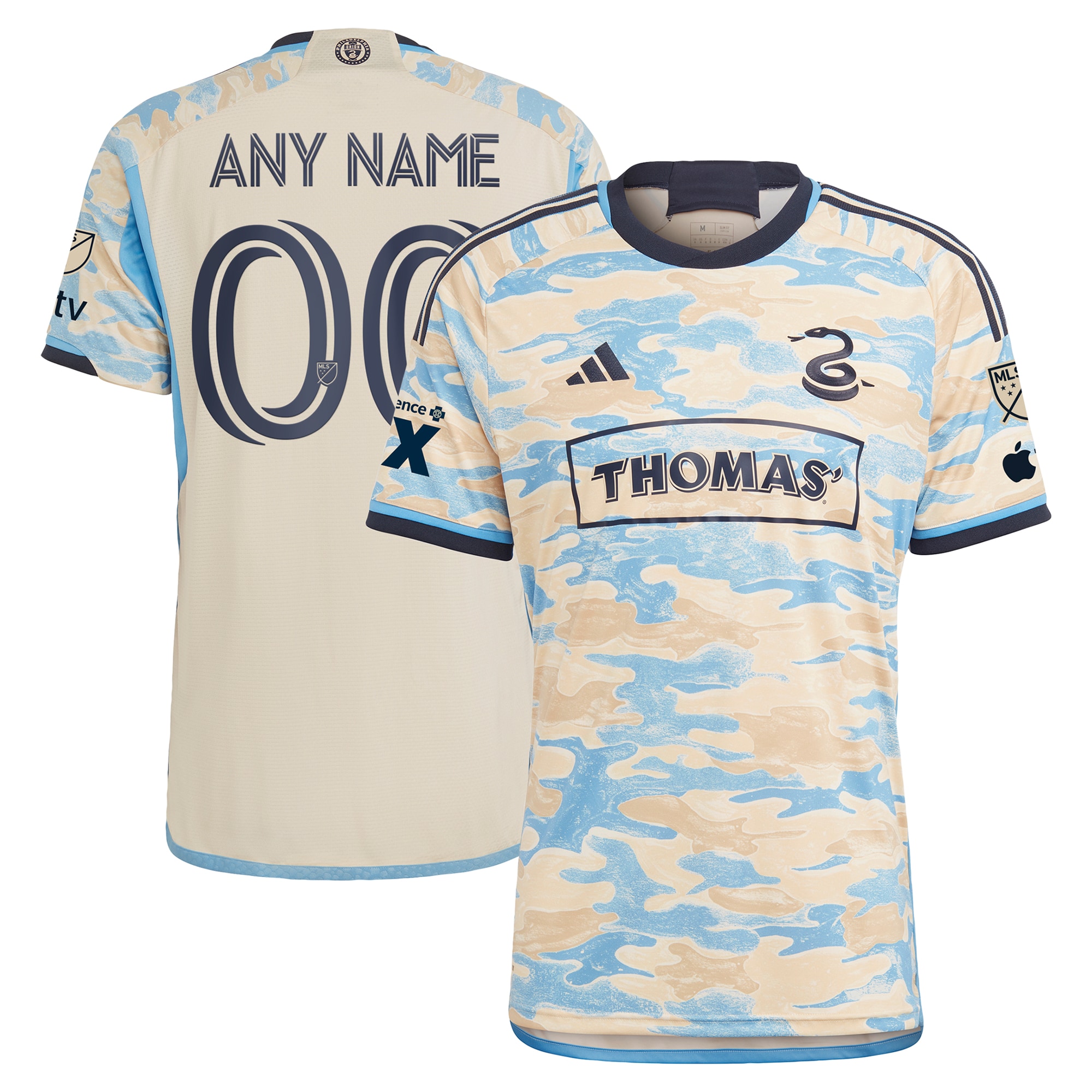 [SJH] Philadelphia Union 2024 Authentic Secondary Custom Jersey - Tan